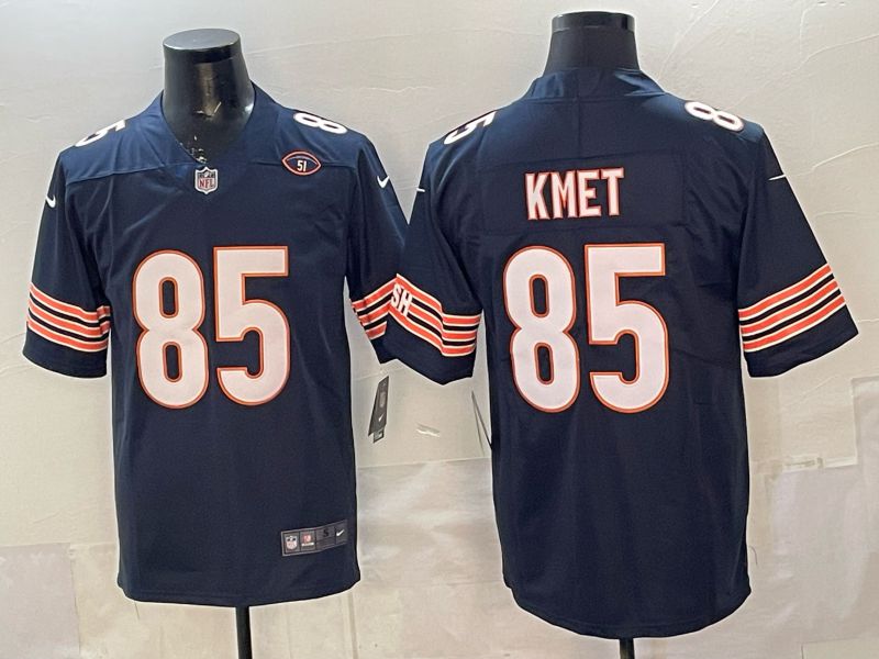 Men 2026 Chicago Bears #85 Kmet blue 2th generation Nike Limited NFL Jersey style 002->chicago bears->NFL Jersey
